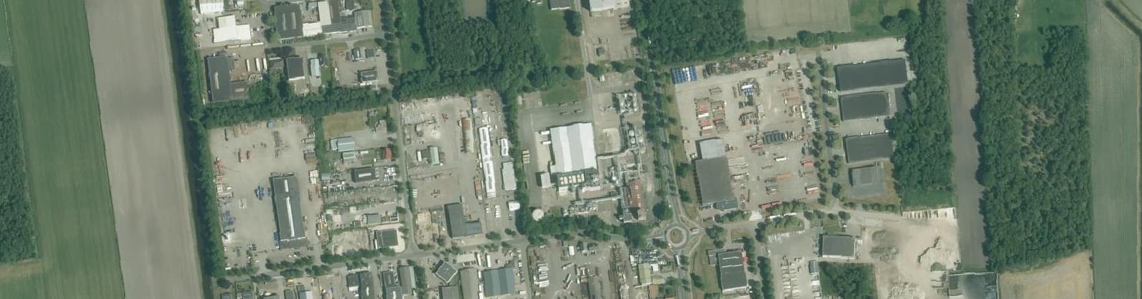 Luchtfoto van Industrieterrein De Vierslagen