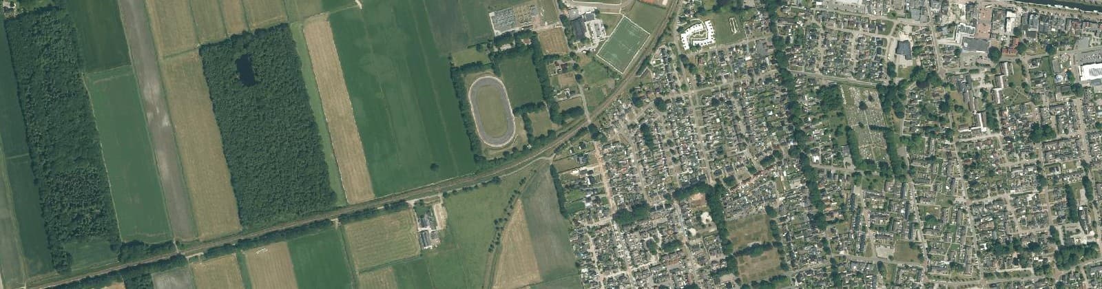 Luchtfoto van Veenoord