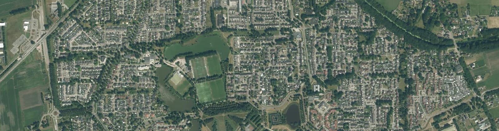 Luchtfoto van Rietlanden