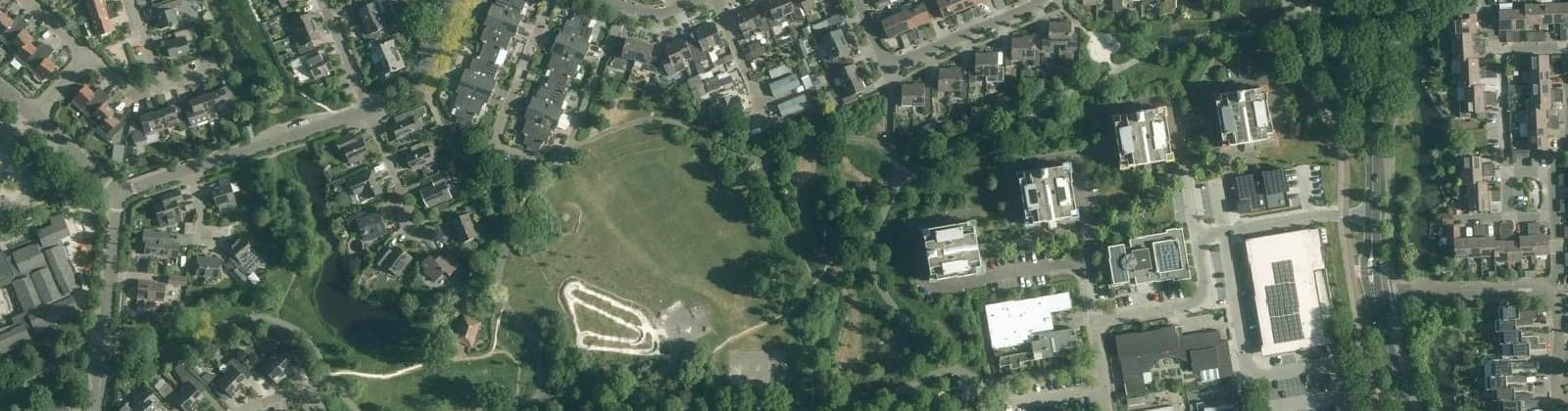 Luchtfoto van Steenbergerweiden