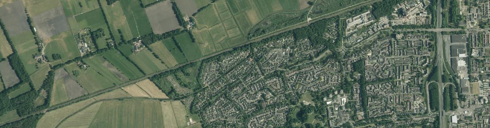 Luchtfoto van Kinholt