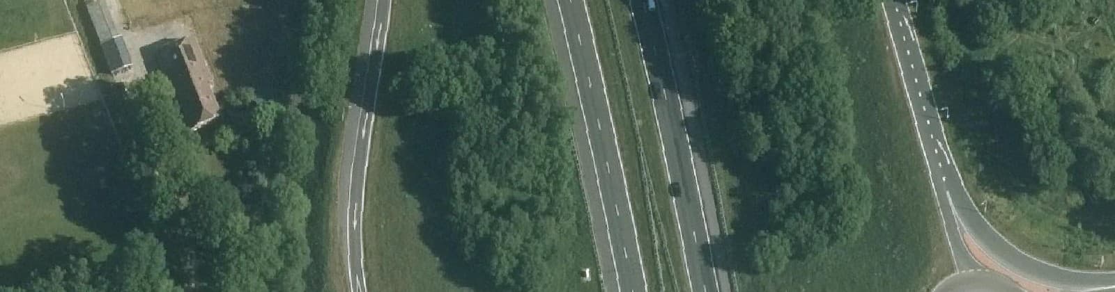 Luchtfoto van Fluitenberg kern