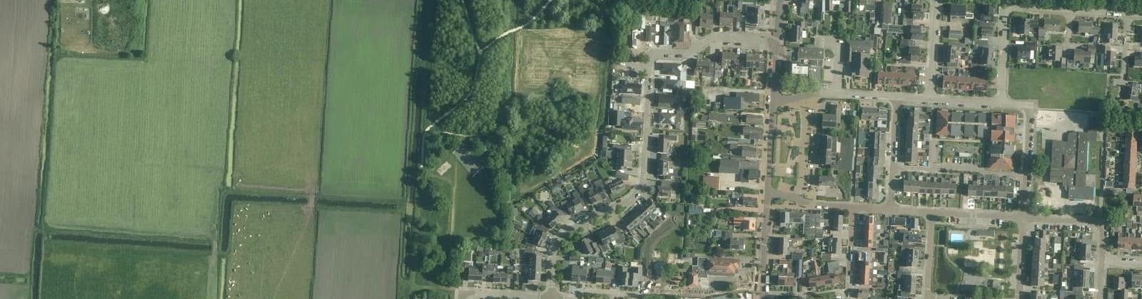 Luchtfoto van Noordscheschut kern
