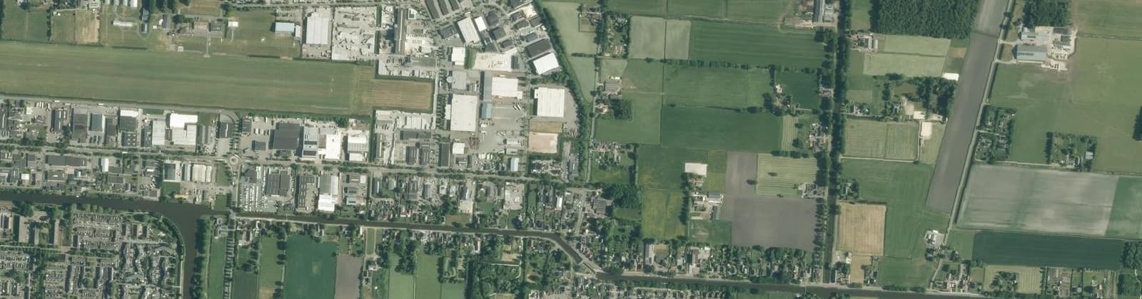 Luchtfoto van Verspreide huizen Noordscheschut