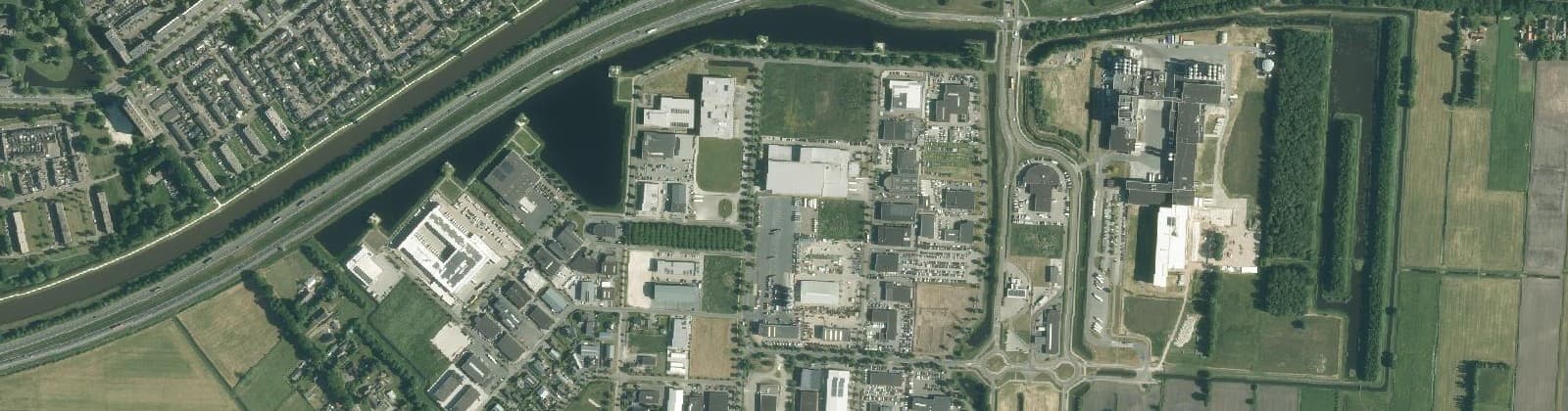 Luchtfoto van Industriegebied Buitenvaart