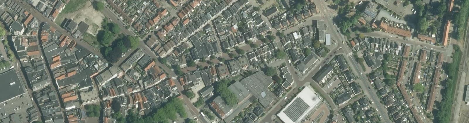 Luchtfoto van Indische buurt