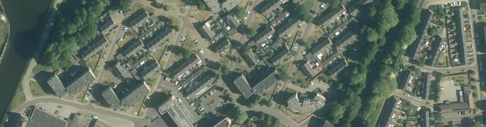 Luchtfoto van Heinsiusbuurt