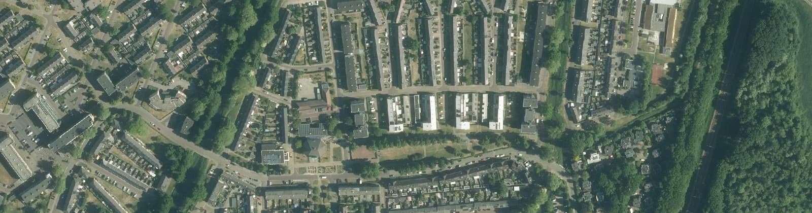 Luchtfoto van Staatsliedenbuurt