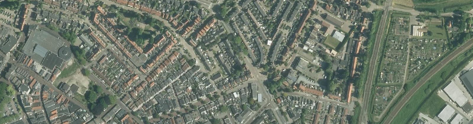 Luchtfoto van Zeeheldenbuurt