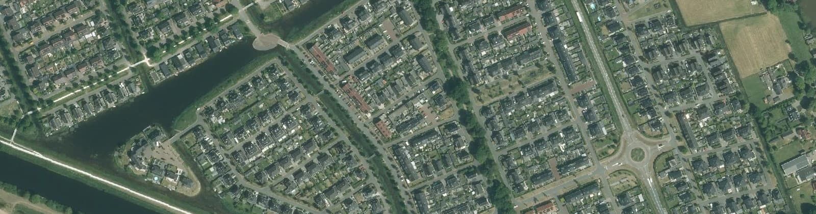 Luchtfoto van Scheepsbuurt
