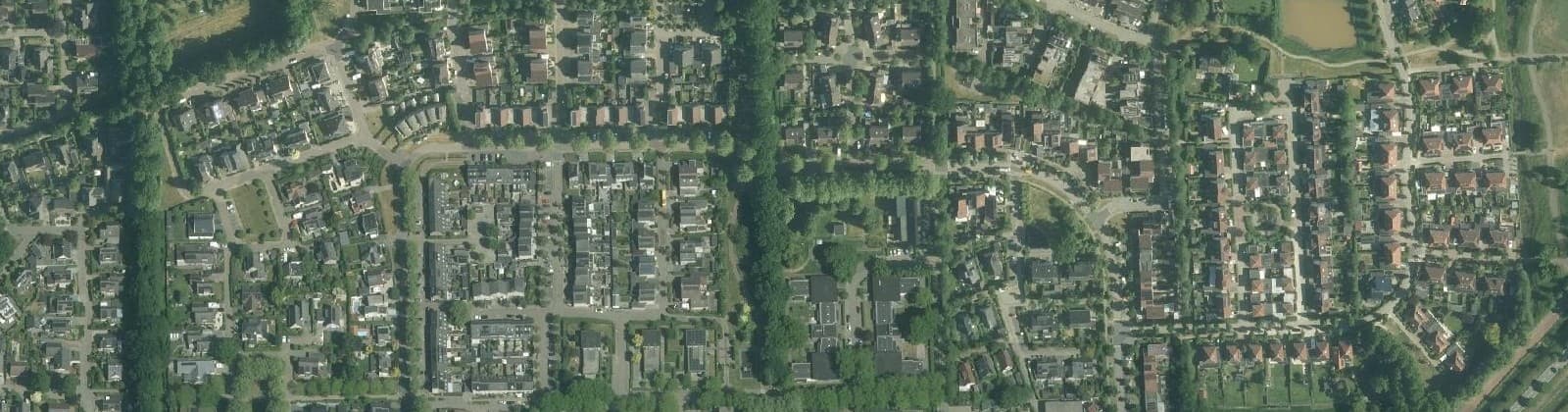 Luchtfoto van Vlinderbuurt