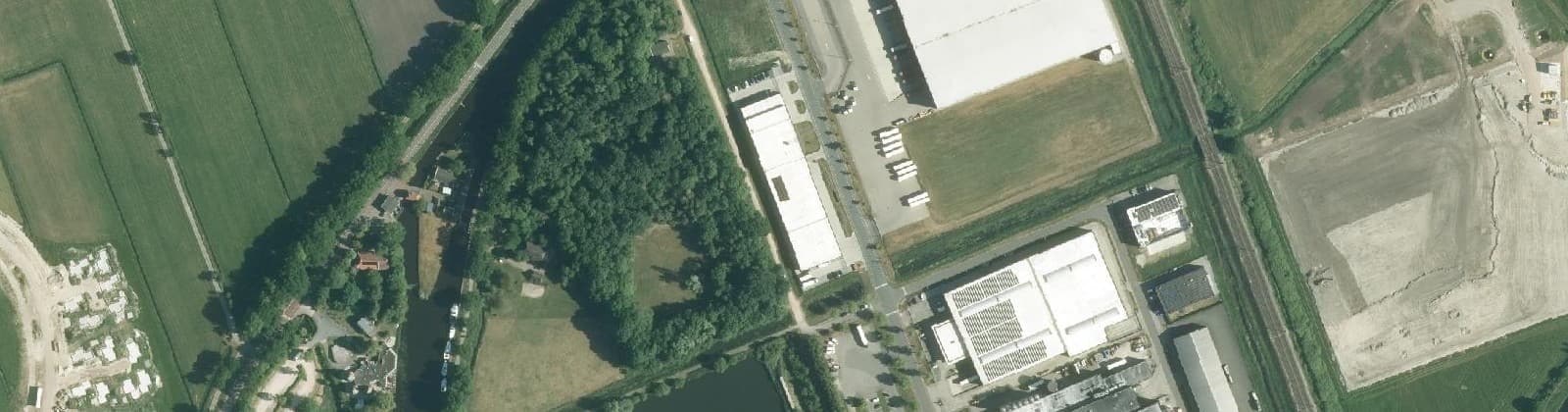 Luchtfoto van Industrieterrein Noord II