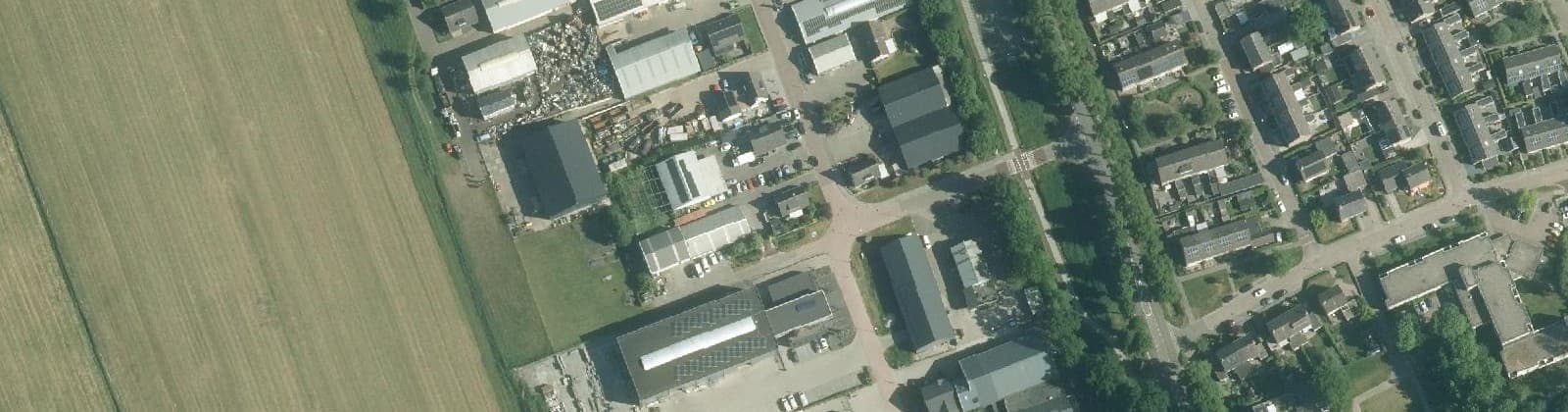 Luchtfoto van Spijkerserve