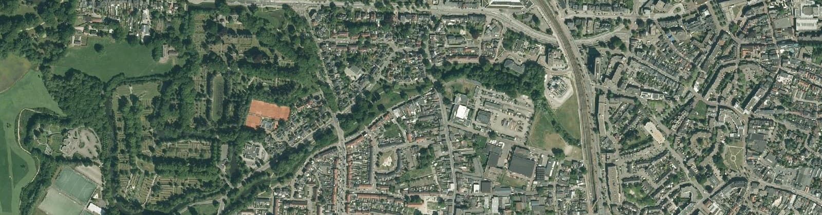 Luchtfoto van Rohof en omgeving