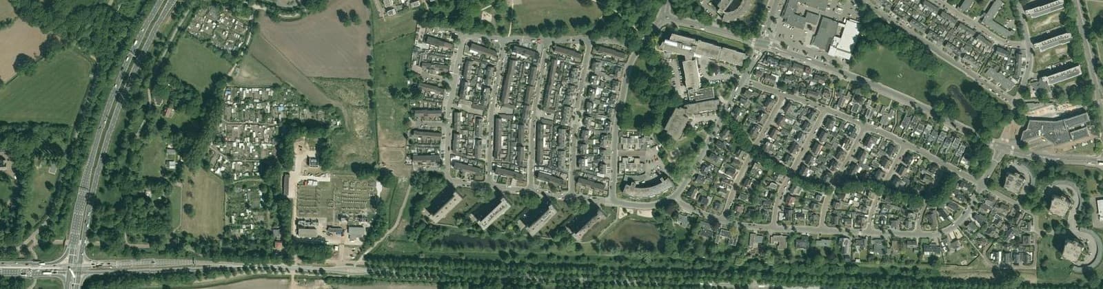 Luchtfoto van Aalderinkshoek Zuidwest