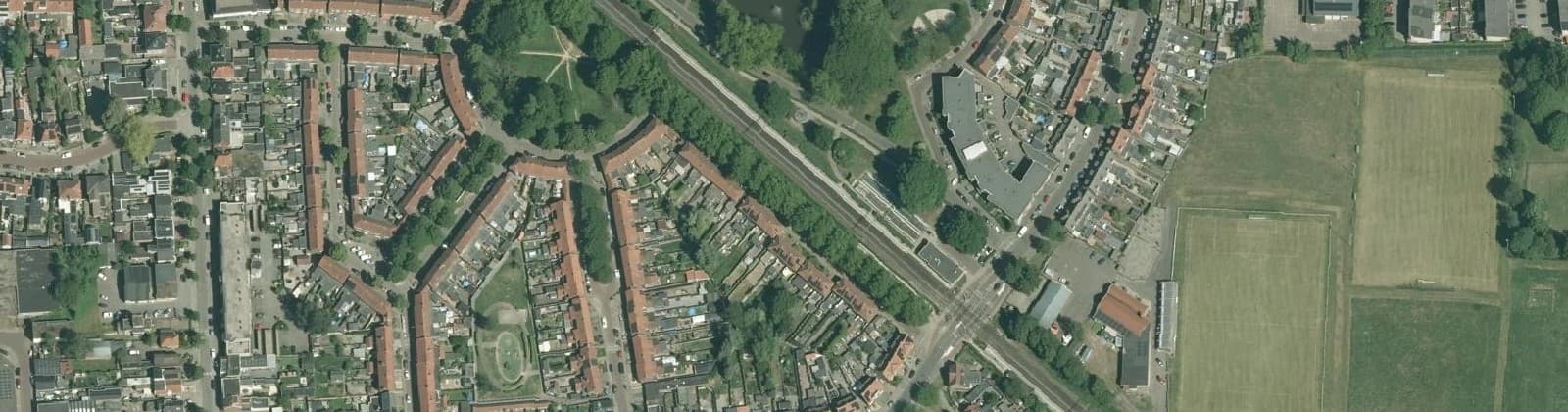Luchtfoto van Boomplaats