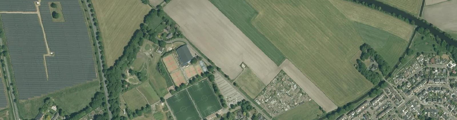 Luchtfoto van Veenelanden
