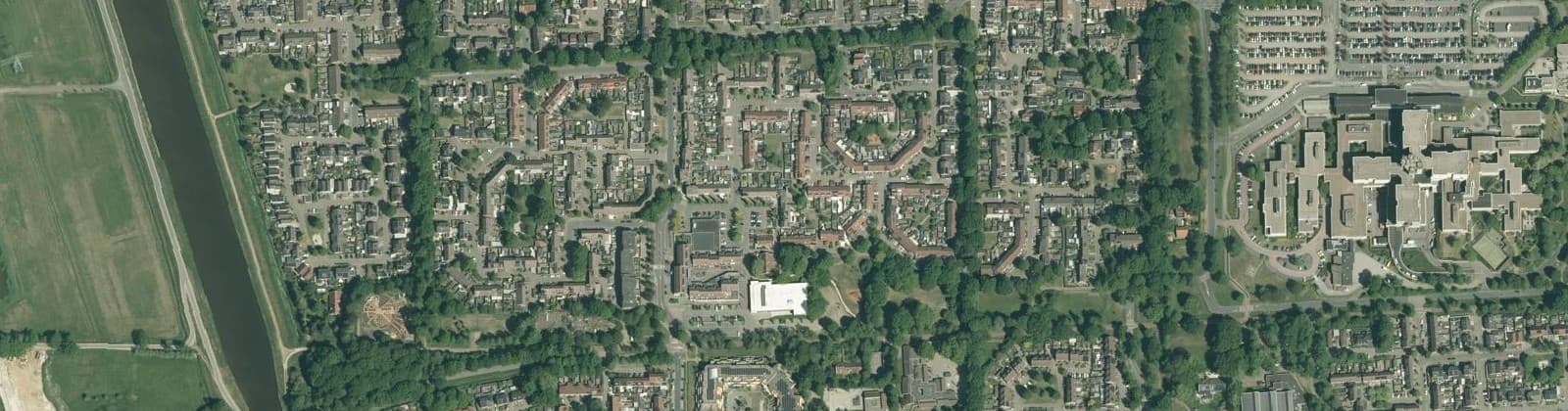 Luchtfoto van Leemslagen Noord
