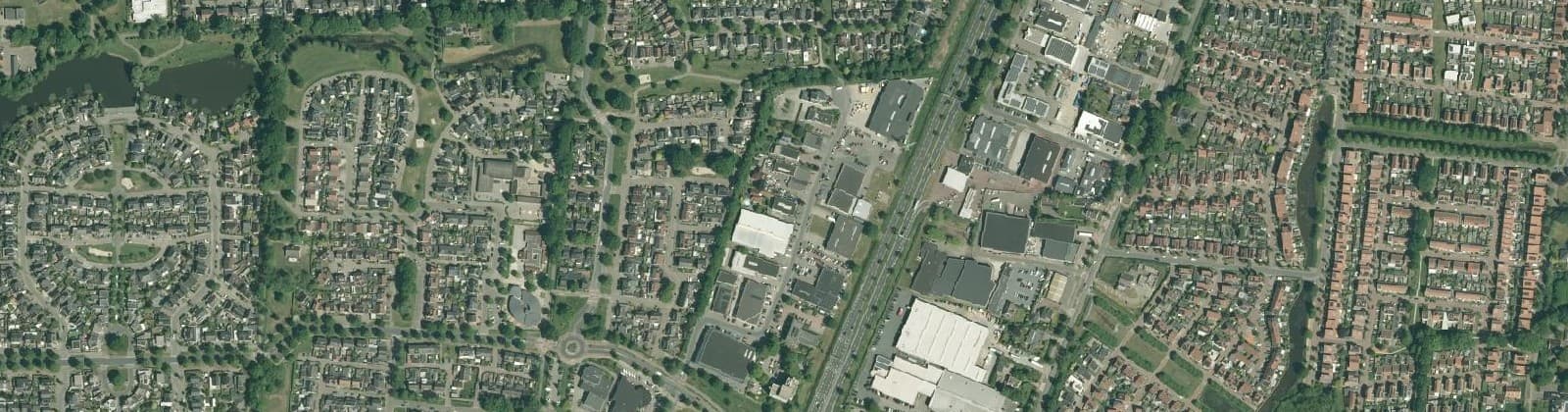 Luchtfoto van Bedrijventerrein Twentepoort - Stadion