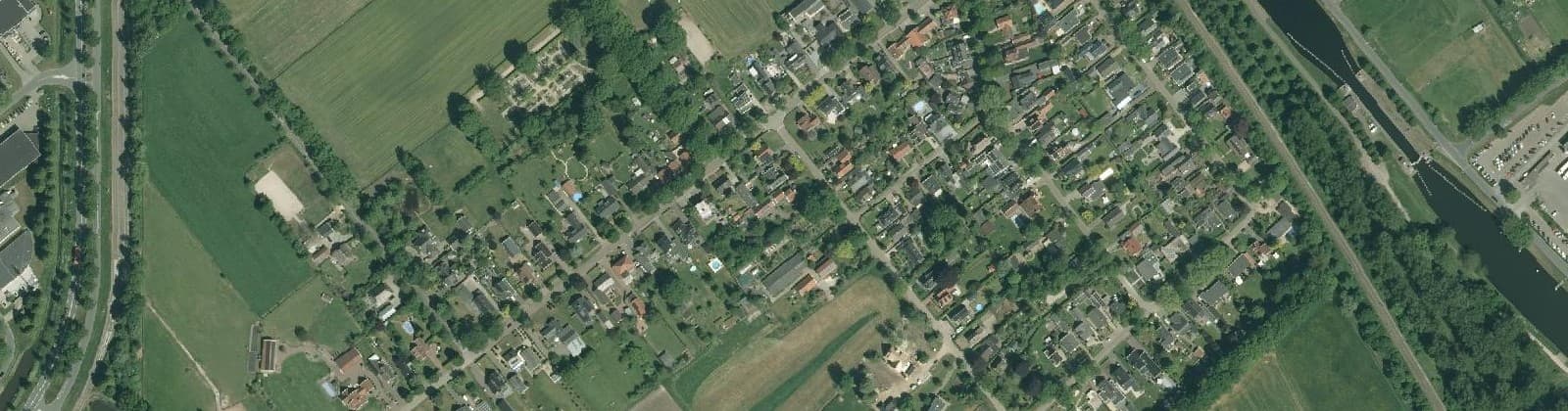 Luchtfoto van Aadorp West