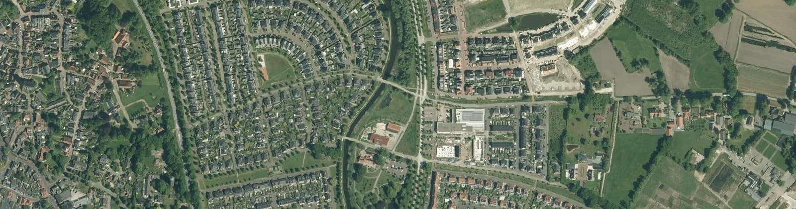 Luchtfoto van Bornsche Maten