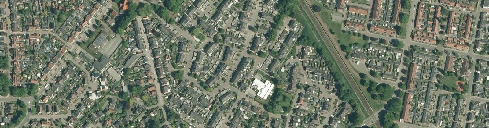Luchtfoto van Tichelkamp