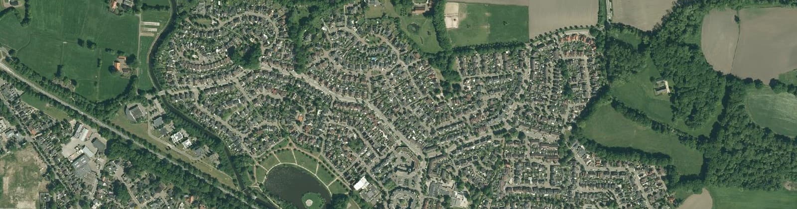 Luchtfoto van Stroom-Esch