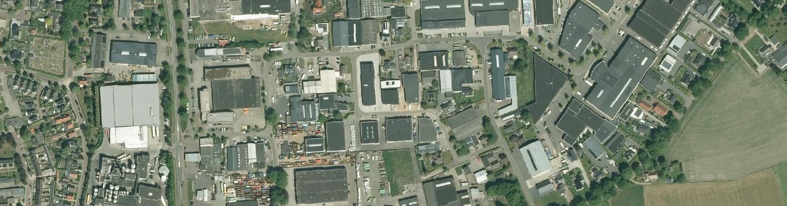 Luchtfoto van Bedrijventerrein Rondweg