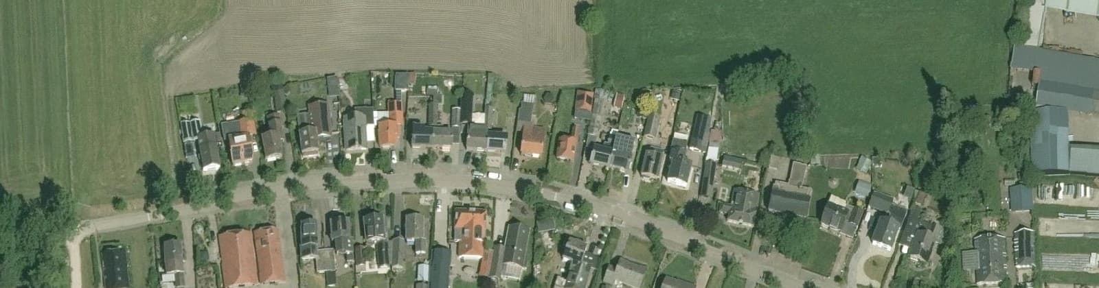 Luchtfoto van Ankum kern