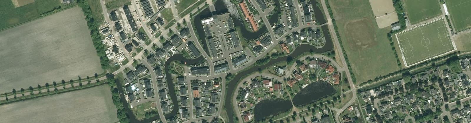 Luchtfoto van Westerbouwlanden