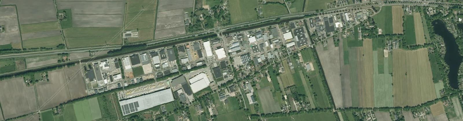 Luchtfoto van Bedrijventerrein De Grift