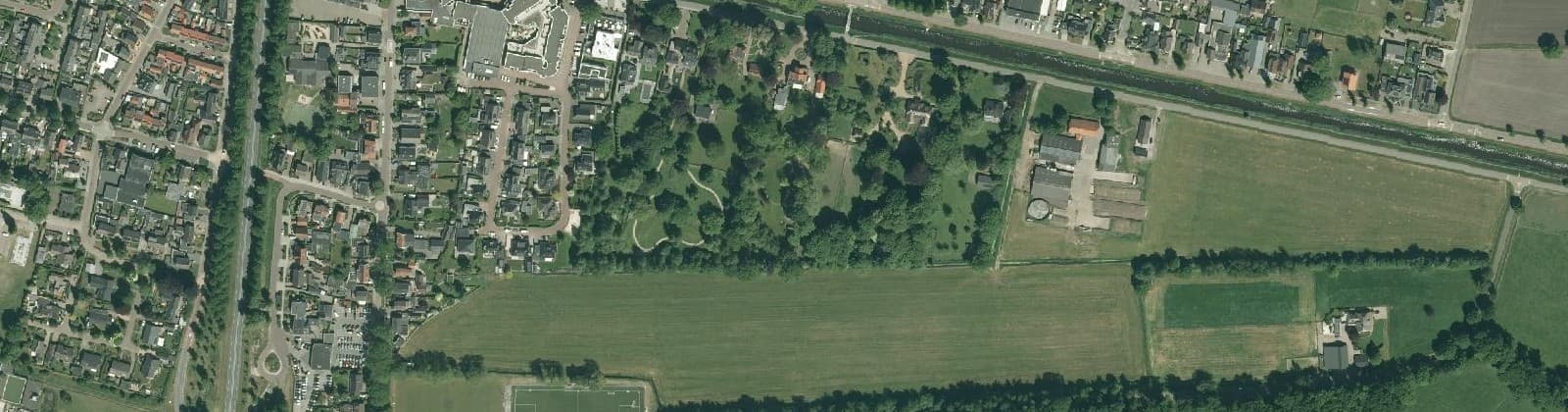 Luchtfoto van Lemelerveld kern oost