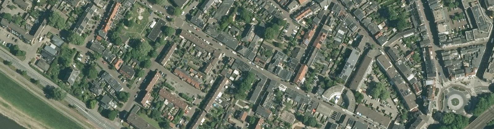 Luchtfoto van Lange Zandstraat