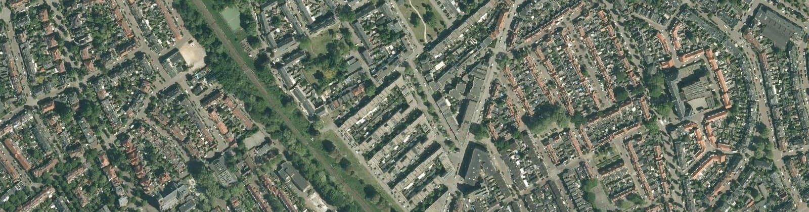 Luchtfoto van Rode Dorp