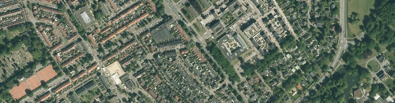 Luchtfoto van Rollecatekwartier