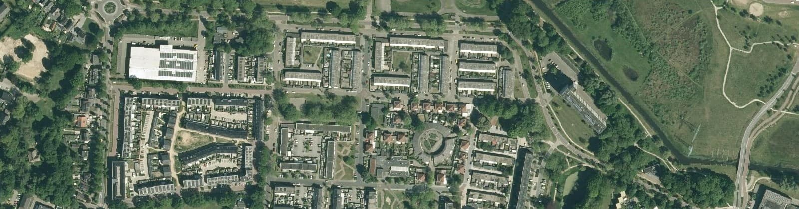 Luchtfoto van Landsherenkwartier