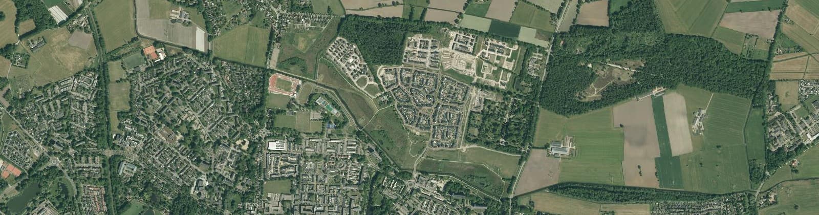Luchtfoto van Steenbrugge