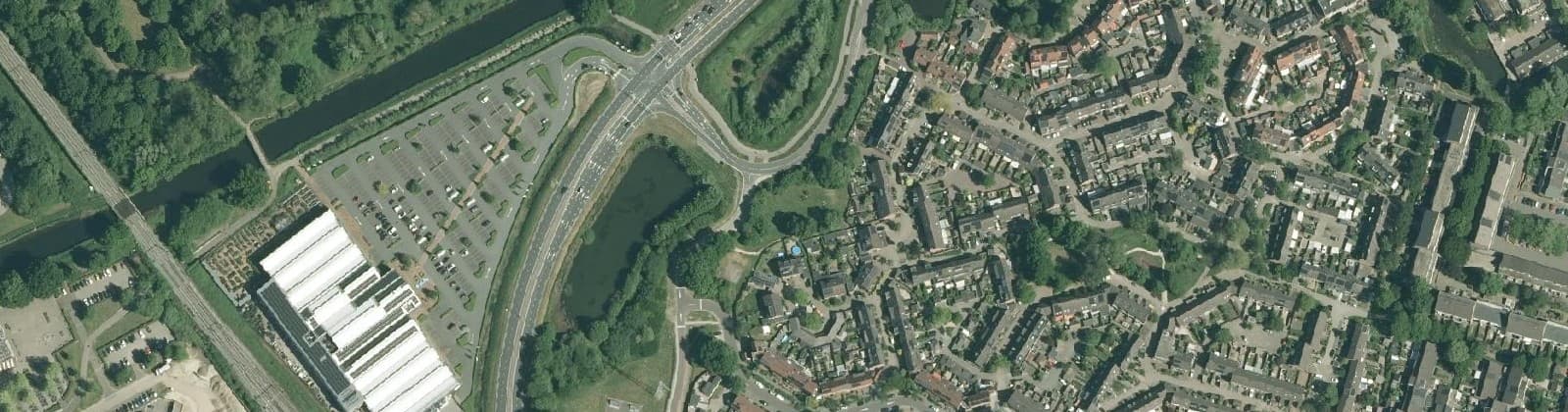 Luchtfoto van Blauwenoord