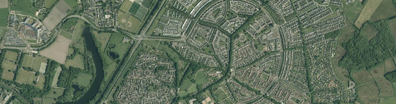 Luchtfoto van Het Jeurlink