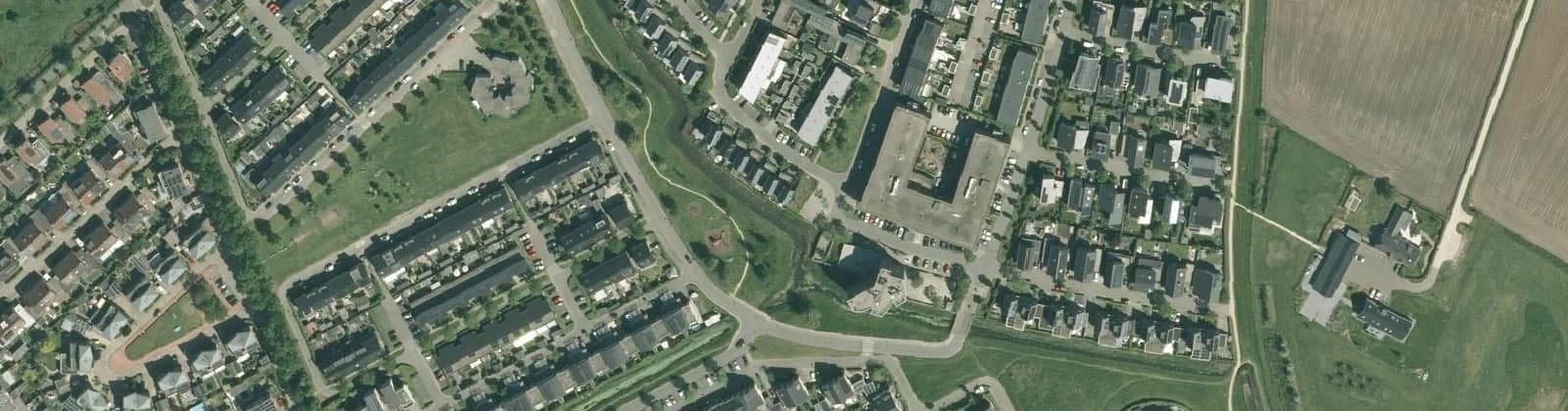 Luchtfoto van Spikvoorde