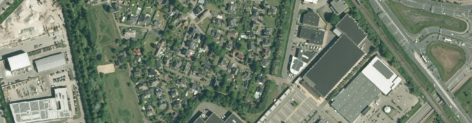 Luchtfoto van Snipperling