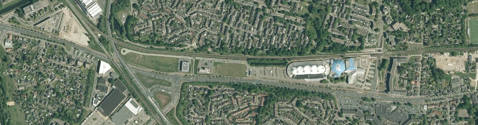 Luchtfoto van De Scheg
