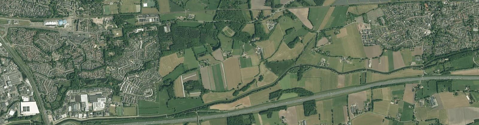 Luchtfoto van Bannink