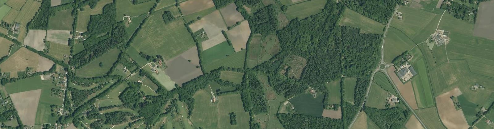 Luchtfoto van Tjoene