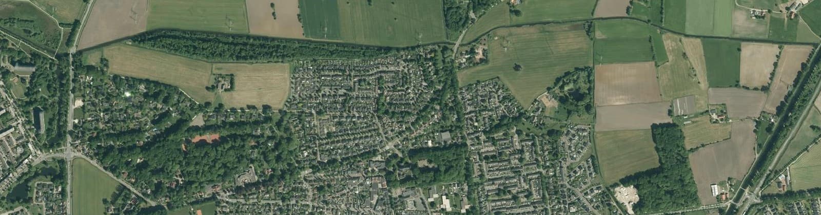 Luchtfoto van Dorp Schalkhaar