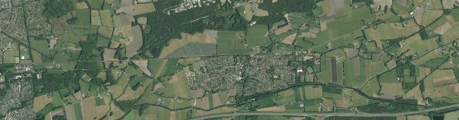 Luchtfoto van Dorp Bathmen