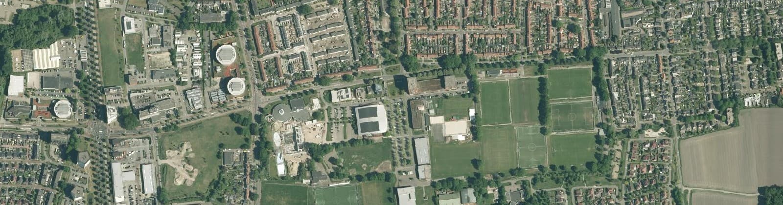 Luchtfoto van Varvik-Diekman