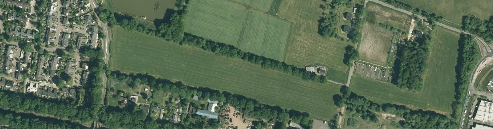 Luchtfoto van 't Weldink