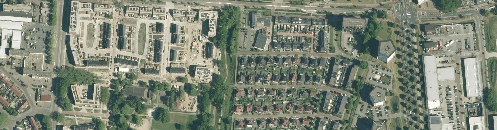 Luchtfoto van Cromhoffsbleek-Kotman