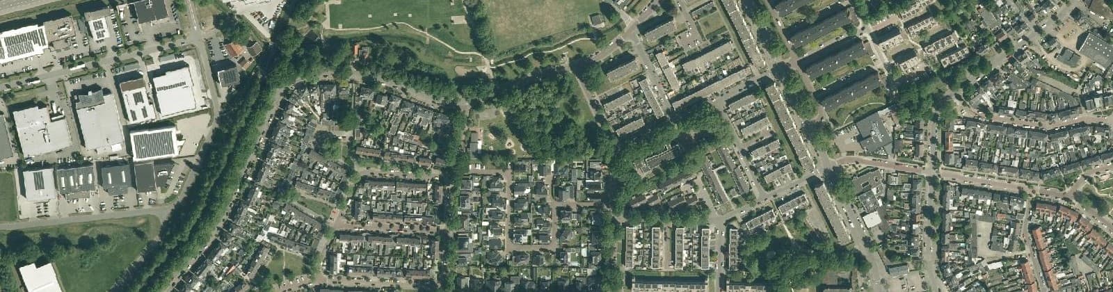 Luchtfoto van Stadsveld-Noord-Bruggert